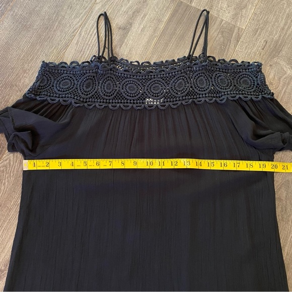 Koy Resort dress 100% viscose dark navy sun dress resort wear - Picture 9 of 12